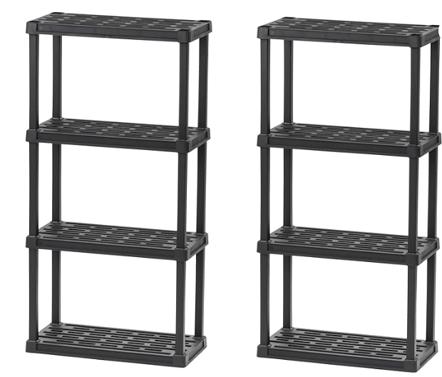 Mon étagère Iris Ohyama 4 étages au garage / atelier