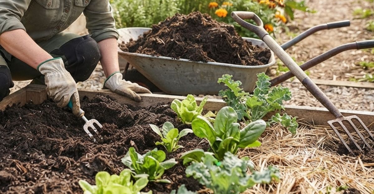 Amendement organique : le compost végétal