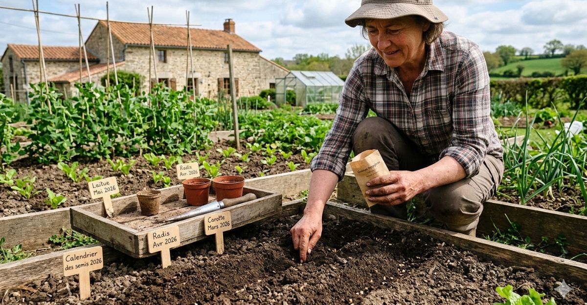 Blog Jardin : Calendrier des semis en Vendée (85) - version 2026 : dates potager adaptées au climat océanique