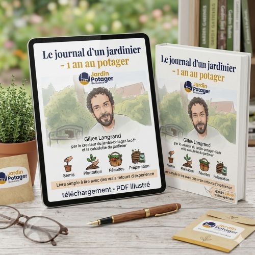 Le journal d'un jardinier - 1 an au potager - couverture