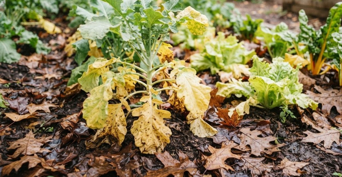 Faim d'azote et feuilles mortes