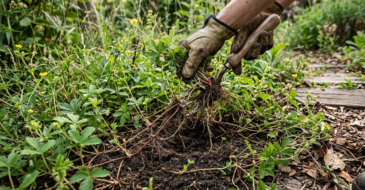 Potentille rampante : comment s'en débarrasser durablement et naturellement ?
