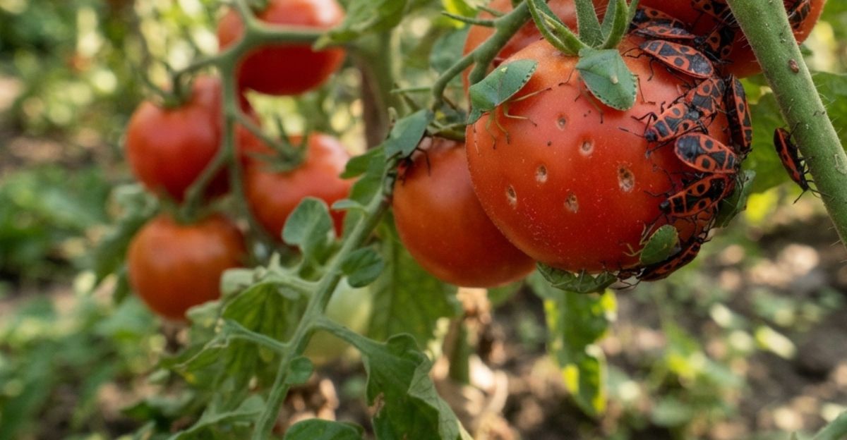 Punaises vertes et gendarmes sur les tomates : comment les éloigner ?