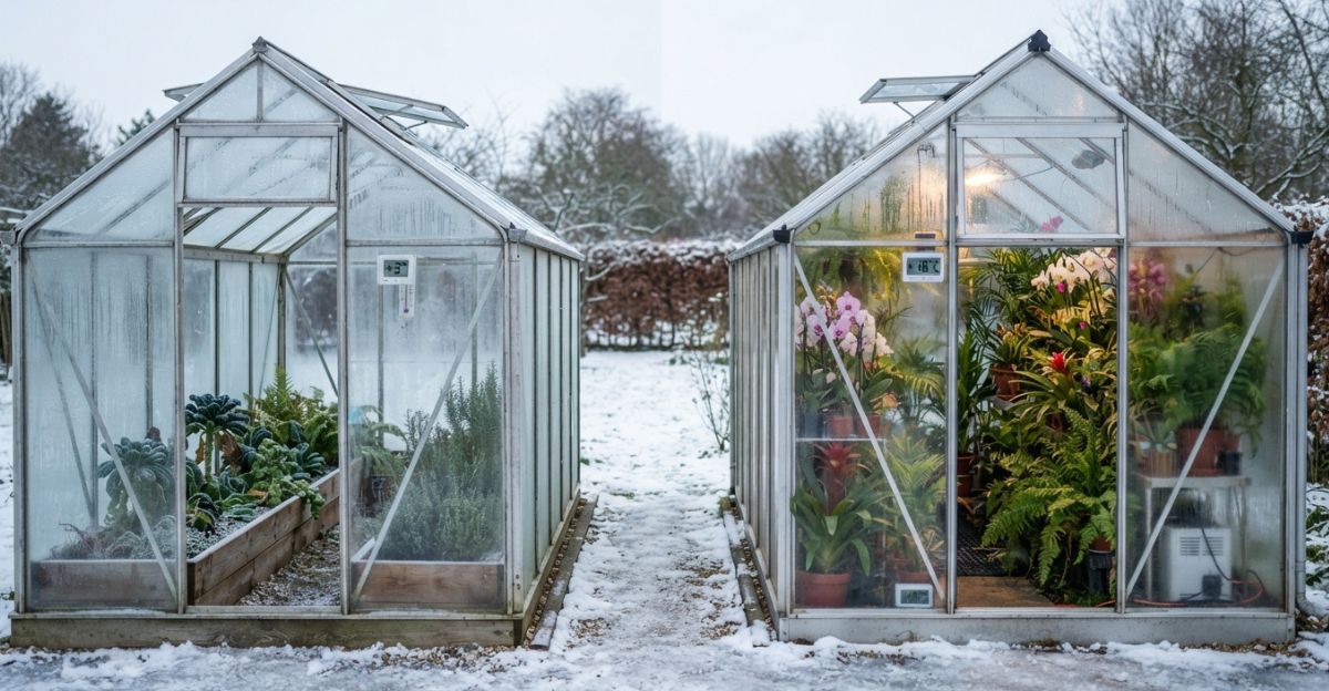 Serre froide ou serre chaude : laquelle choisir pour l'hiver ?