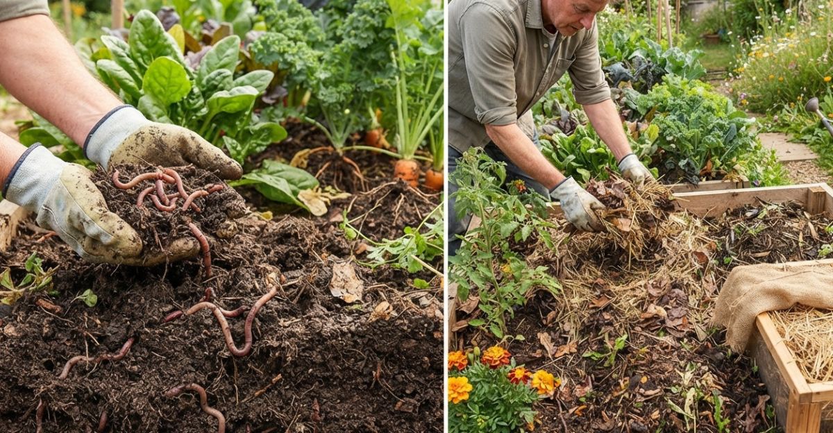 Vers de terre au potager : comment les protéger ?